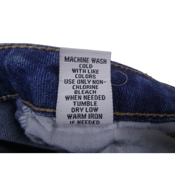 Rue 21 Women's Multi Pocket‎ Cargo Blue Jeans - Size 2 - Picture 6 of 6